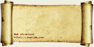 Jadranka Perković vizit kartica